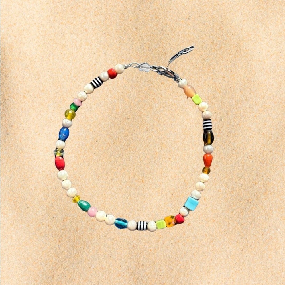 BRIWOK x Goldie collab / BEADED PEARL NECKLACE